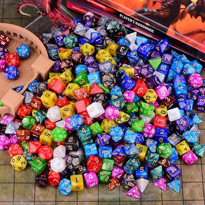 Extended RPG Dice Set 15 x 31 Polyhedral Dice - Image 6