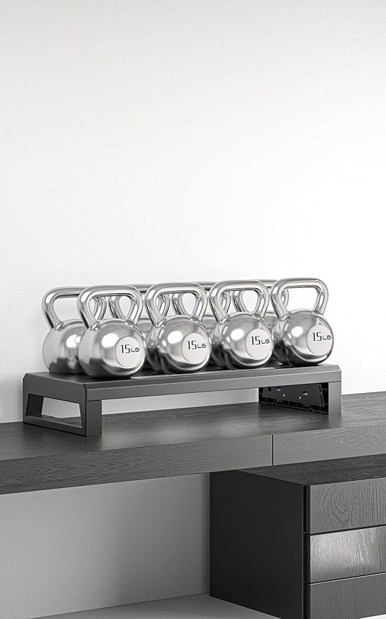 2-Tier Metal Computer monitor stand Laptop Desk Shelf & Monitor Riser ，27.55 - Image 7