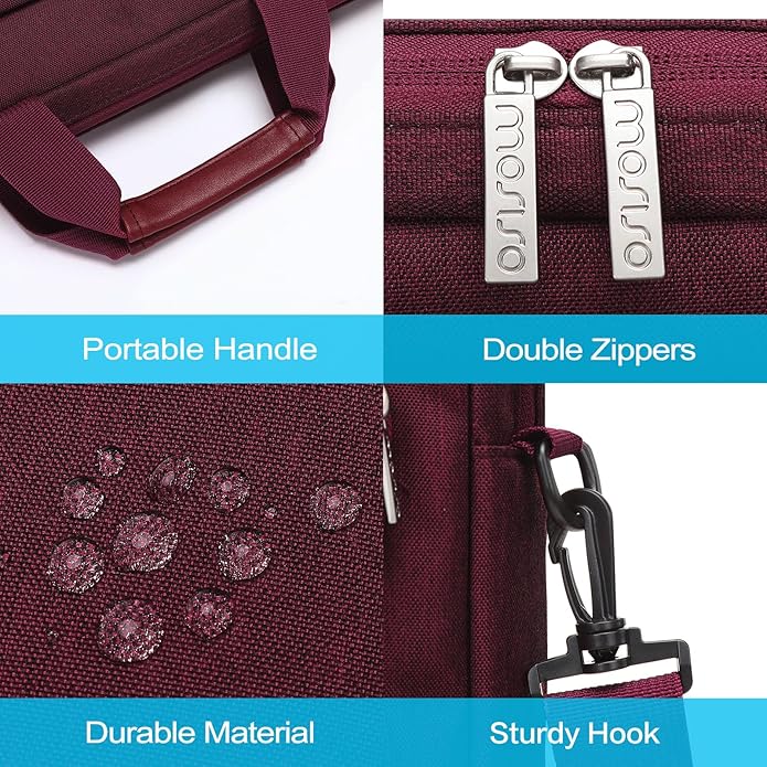 MOSISO Laptop Shoulder Bag, Computer Bag - Image 4