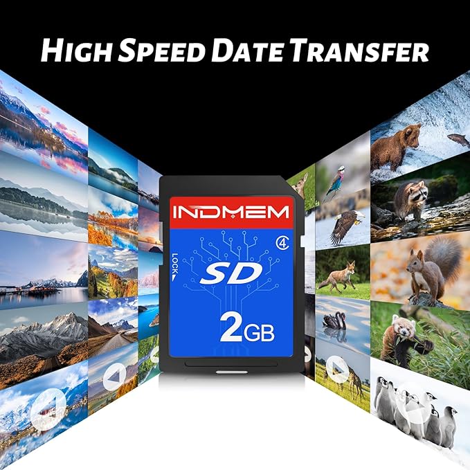INDMEM 2GB SD Card, 10 Packs Class 4 2GB Flash Memory Card MLC Standard Secure - Image 6