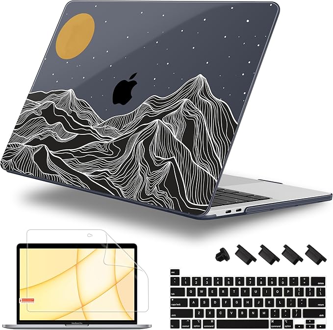 Case for MacBook Pro 13 inch with/Without Touch Bar, Hard Shell + Keyboard by WelcomeViseNewitems