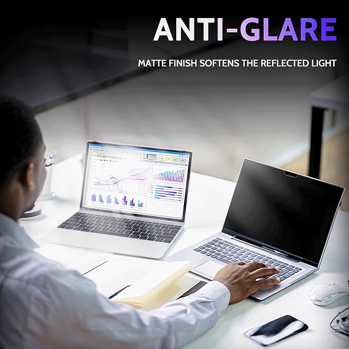 Privacy Screen for MacBook Pro 13 In & MacBook Air 13 Inch, MagicSuction™ - Image 5