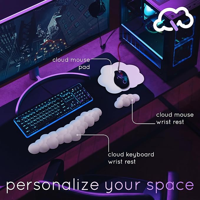 Qloud Cloud Wrist Rest Keyboard Wrist Rest - Image 2