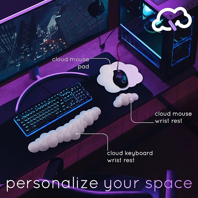 Qloud Cloud Wrist Rest Keyboard Wrist Rest - Image 2