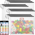 12pcs Mesh Zipper Pouch Bags, A4 Puzzle Bag by YOPCDJ