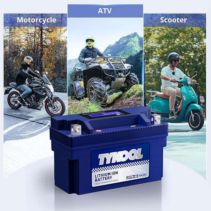 TYKOOL YT7B-BS, 240 CCA, 3X Cranking Amps, 5X Life, High Performance Lithium - Image 5