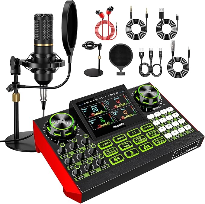 podcast equipment bundle, Live Sound Card by tenlamp