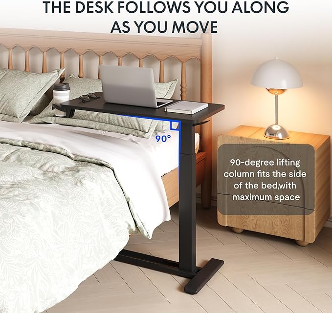 FLEXISPOT H7 Adjustable Overbed Bedside Table - Image 4