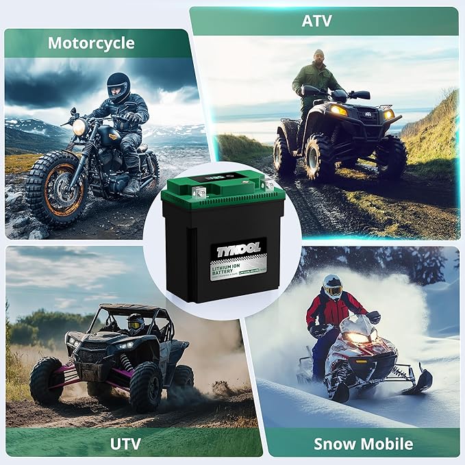 TYKOOL YTX14AHL-BS-STD LiFePO4 Lithium Motorcycle Battery, 12.8V 7Ah, Digital - Image 7