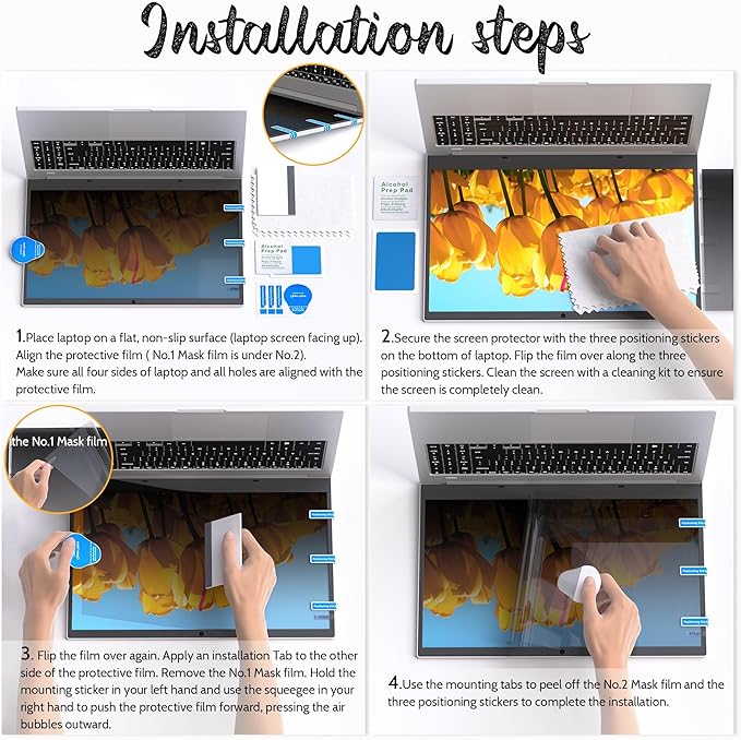 Nano Laptop Privacy Screen 16 Inch 16:10, No Glue Computer Monitor Privacy - Image 9