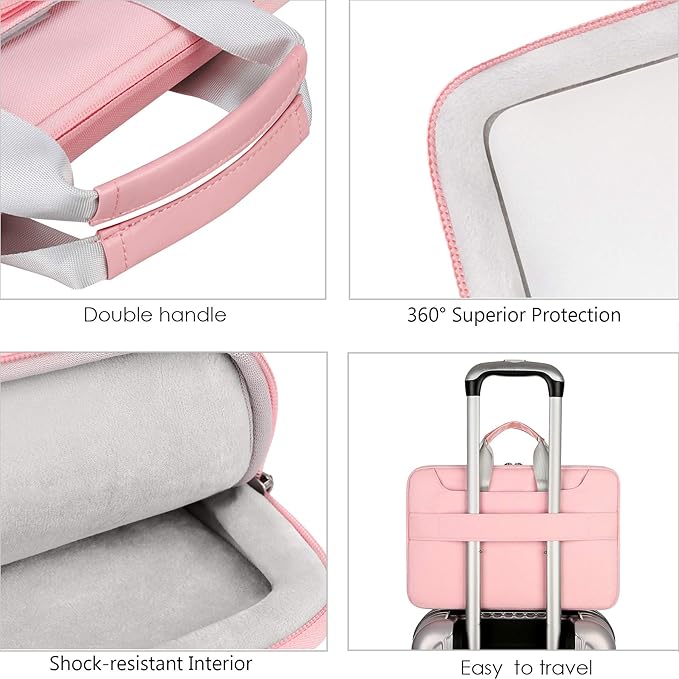 Lacdo 360° Protective Laptop Shoulder Bag - Image 4