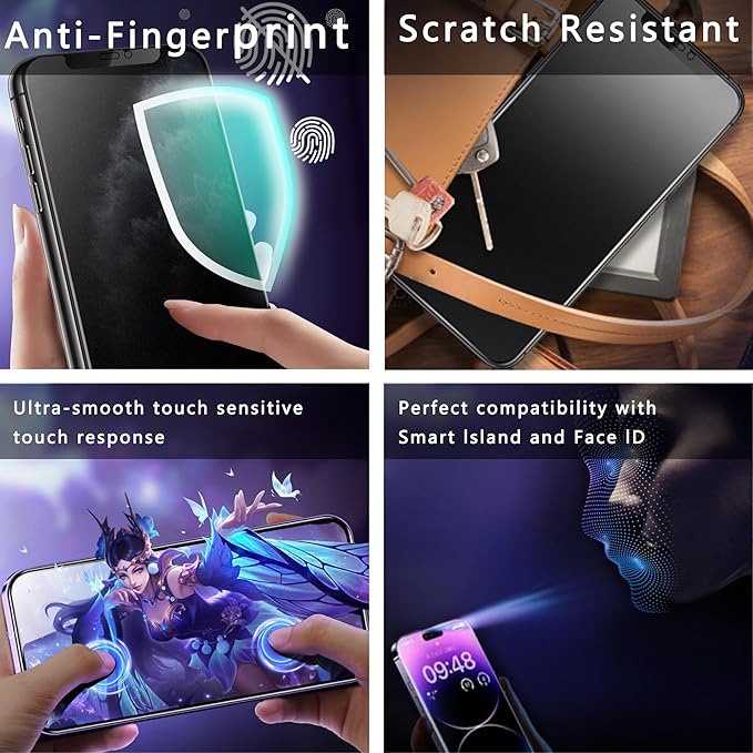 2 Pack Matte Privacy Screen Protector - Image 7