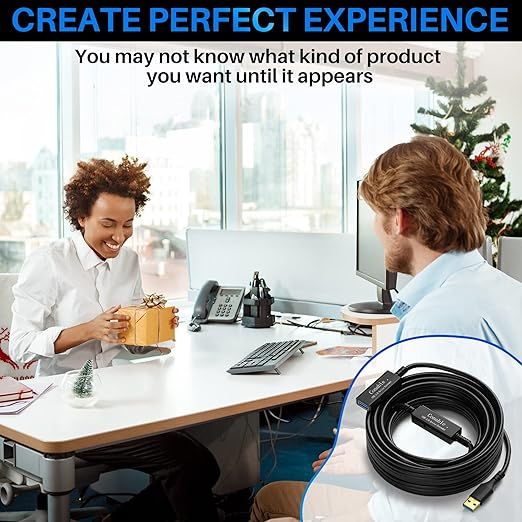 USB 3.0 Active Extension Cable 40 Feet, Long USB Type-A Male to Female Extender - Image 7