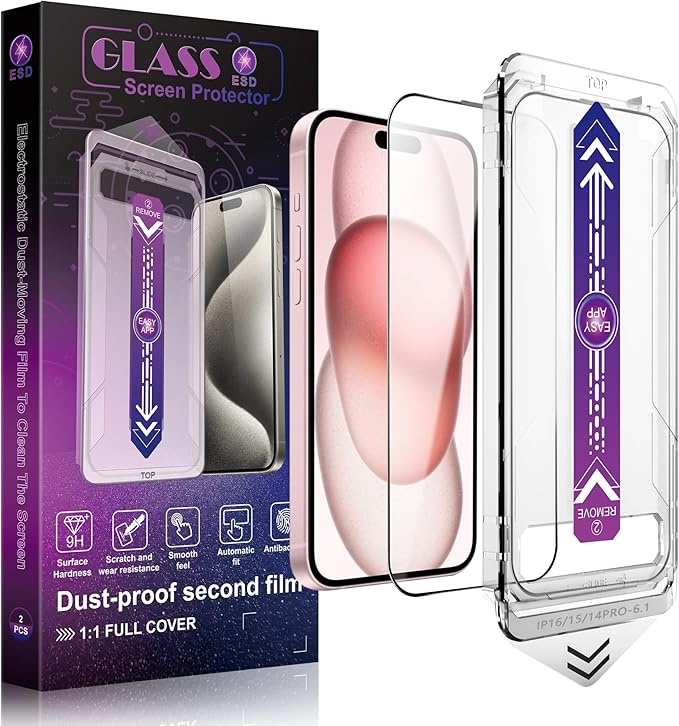 2 Pack Screen Protector Tempered Glass by SHANG+PIN+JIA