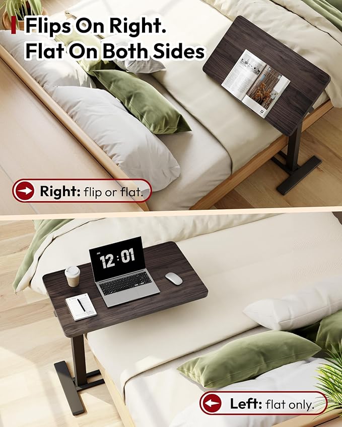 SANODESK Medical Adjustable Overbed Bedside Table - Image 5