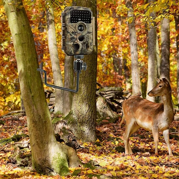 Trail Camera Mount, Hunting Accessories, 360° Adjustable Tree Screw Mounting - Image 7
