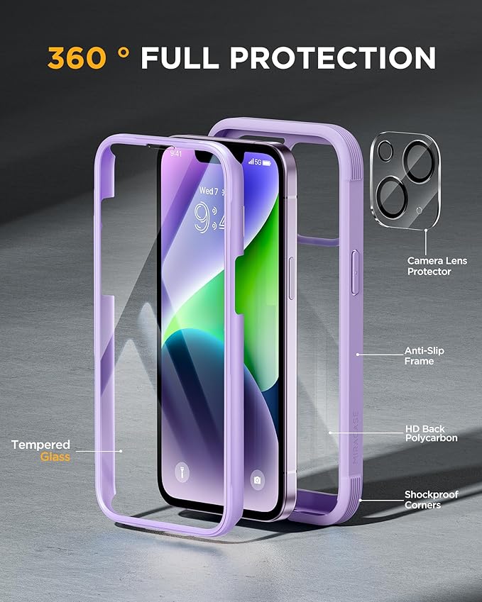 Miracase Glass Series Designed for iPhone 14 Plus Case 6.7 inch, 2023 Upgrade - Image 3