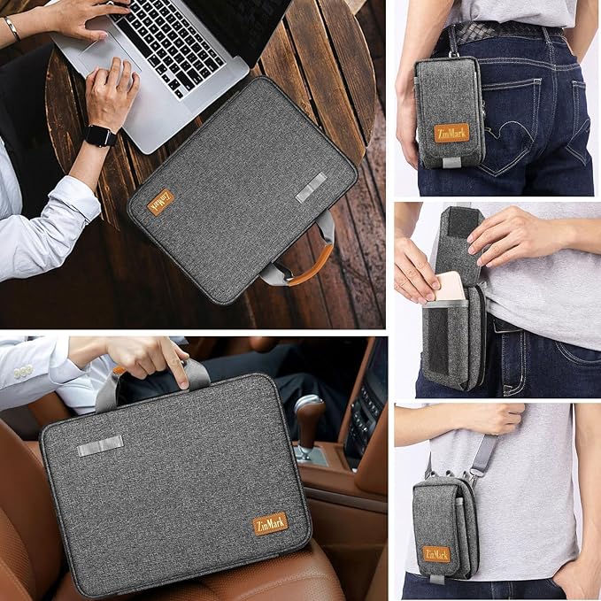 Laptop Case 15.6 Inch Briefcase Military-Grade Protection - Image 6