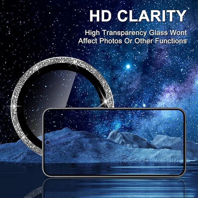 for Samsung Galaxy S25 Plus Camera Lens Protector, Individual Metal Ring - Image 4