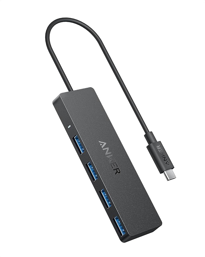 Anker 4-Port USB 3.0 Hub with 5Gbps Data Transfer, Ultra-Slim Data USB C Hub - Image 7