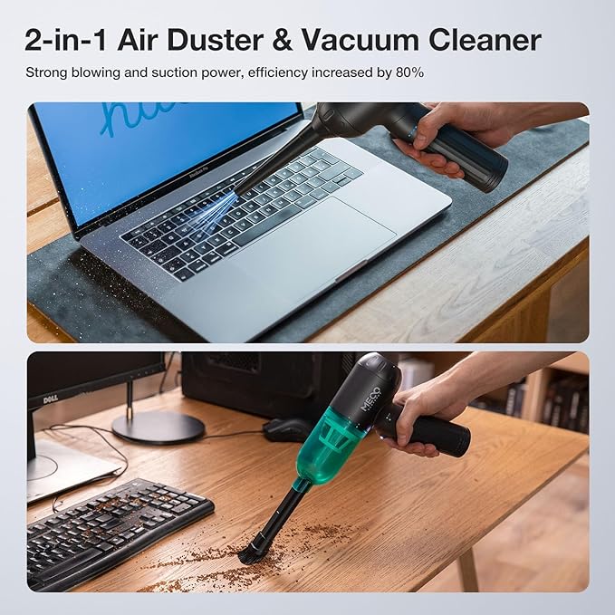 MECO ELEVERDE Compressed Air Duster Electric, 130000RPM 4in1 Air Duster - Image 2