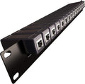 Ethernet Surge Protector 19" RackMount PoE+ Gigabit -Gas Discharge Tube -RJ45 by TupavcoLLC