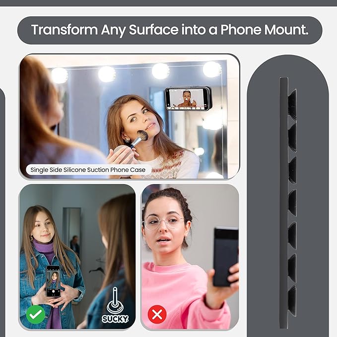 SUCKY Silicone Suction Phone Case Adhesive Mount - Image 3
