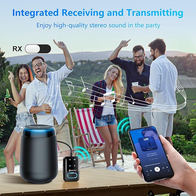 SONRU Bluetooth 5.3 Transmitter Adapter - Image 8