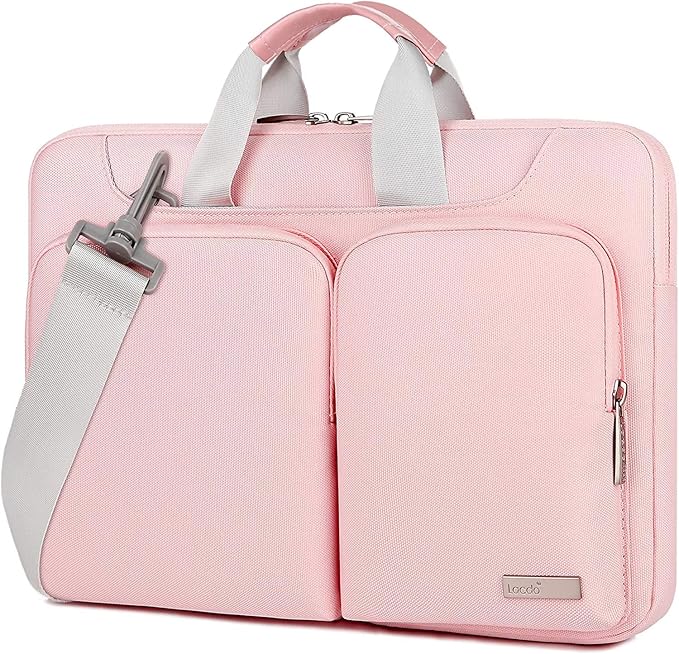 Lacdo 360° Protective Laptop Shoulder Bag, 15-15.6 inch Laptop Sleeve Case by Lacdo