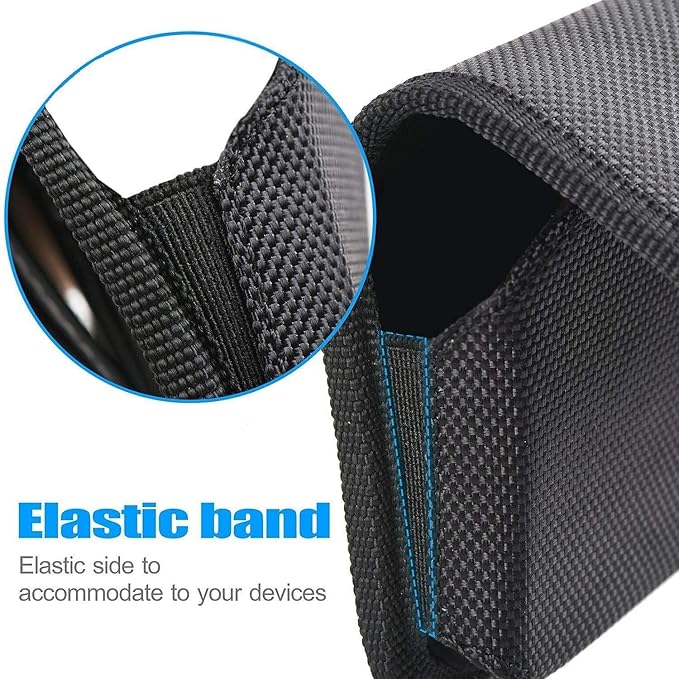 Premium Men Canvas Cell Phone Hip Carrier Clip Holster - Image 4