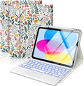 MoKo Touch Keyboard Case for iPad 11th Generation 11 inch 2025, iPad 10th by MoKo