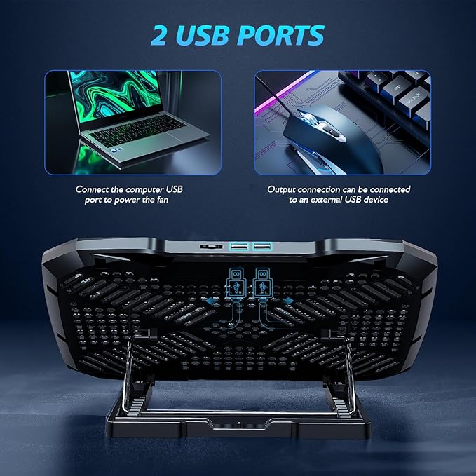Laptop Cooling Pad, Gaming Laptop Cooler - Image 5