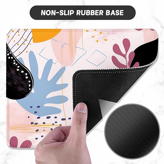 ITNRSIIET Mouse Pad with Stitched Edge Premium Textured Smooth Precise - Image 3