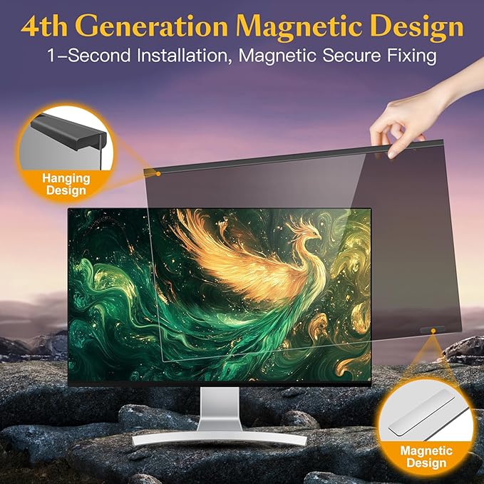 Magnetic Computer Privacy Screen Filter 27 inch - Image 6