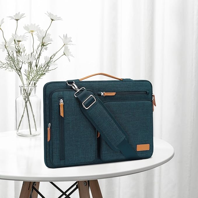 MOSISO 360 Protective Laptop Shoulder Bag, 13-13.3 inch Computer Bag Compatible - Image 6