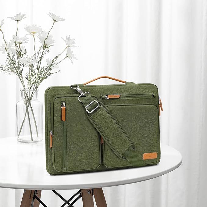 MOSISO 360 Protective Laptop Shoulder Bag, 17-17.3 inch Computer Bag Compatible - Image 7