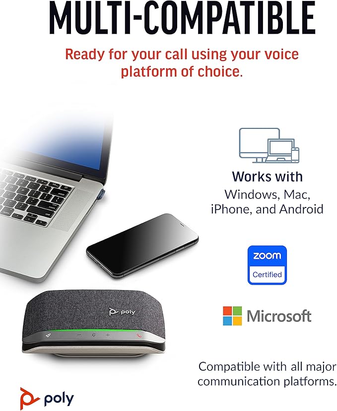 Poly Sync 20+ Personal Portable Bluetooth Speakerphone - Image 7