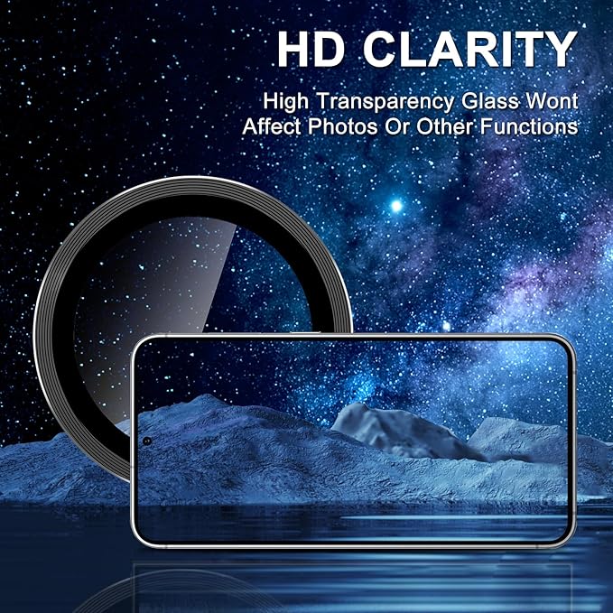 for Samsung Galaxy S25 Edge Camera Lens Protector, Individual Metal Ring - Image 5