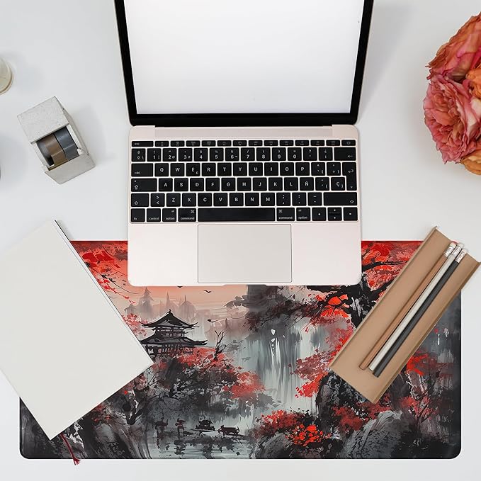 Desk Mat, Ink Painting Large Gaming Mouse Pad - Image 7