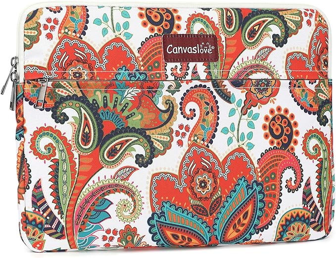 Canvaslove Paisley Laptop Sleeve Case Bag by Canvaslove