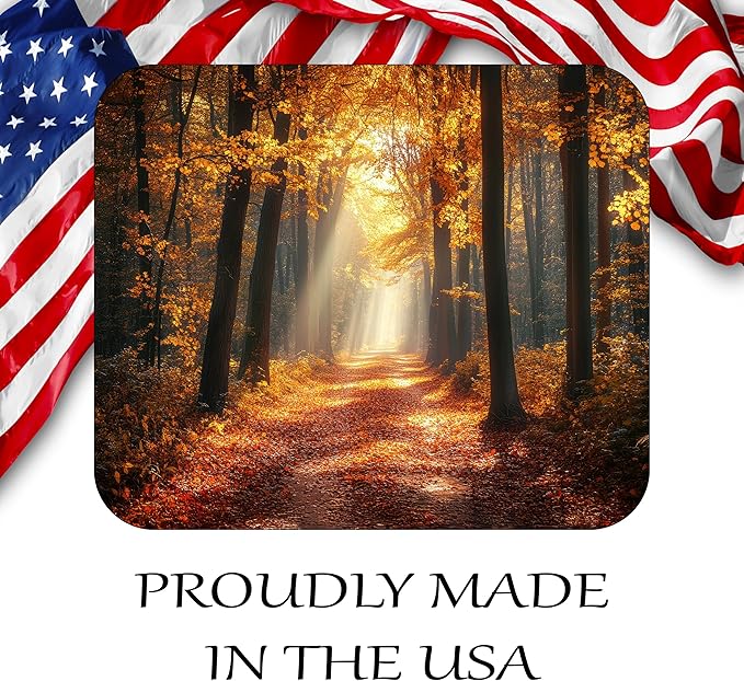 Fall Season Mouse Pad Mat Mousepad - Image 5