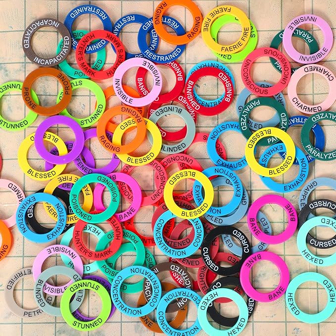 Upgraded ALIZERO DND Miniatures Condition Rings - Image 4