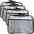 4PC Large Mesh Storage Bag for Board Games, Zippered Bags for Organization by HappiBox