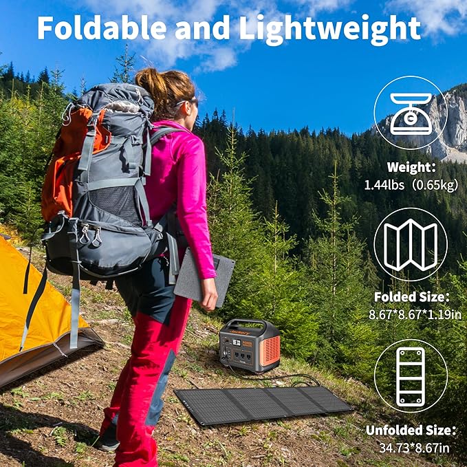 N-Type 16BB Portable Solar Panels 30W Foldable Solar Panels Charger ETFE Solar - Image 5
