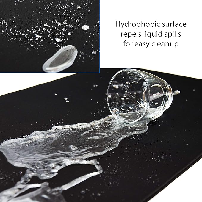 Gaming Mouse Pad Extended 36 inch | 36x12x0.20 Extra Thick | Black | Stitched - Image 4