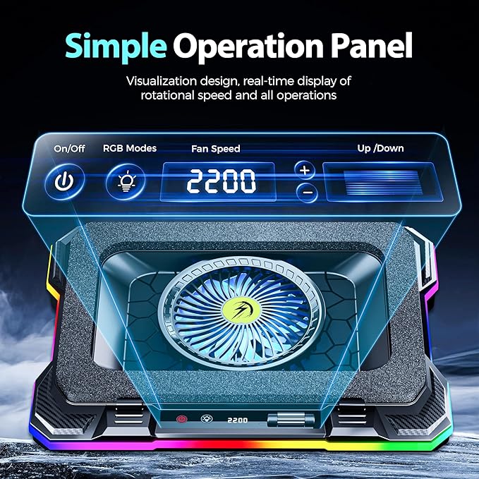 AICHESON Gaming Laptop Cooling Pad - Image 4