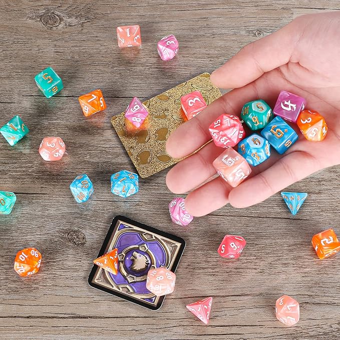 DND Dice, Surhugvy 6 X 7 Polyhedral Dice Set - Image 4