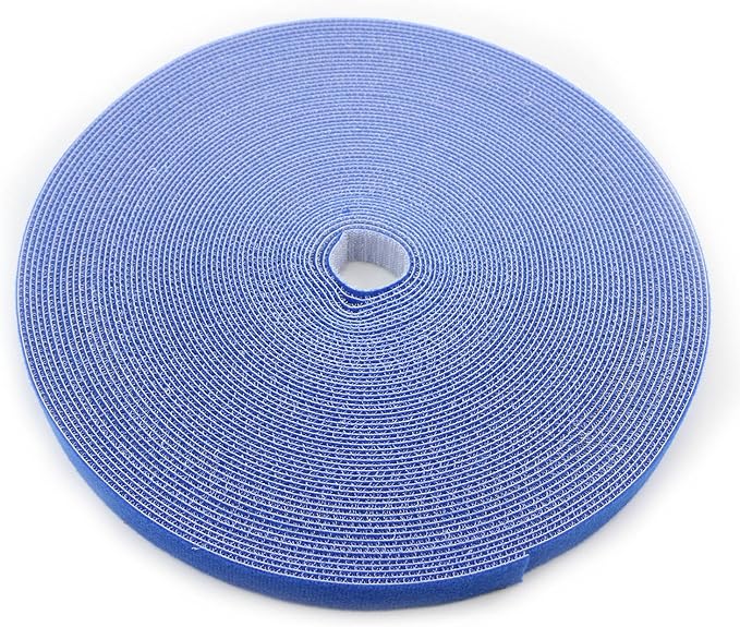 Reusable Fastening Tape Cable Ties 3/4 Inch Double Side Hook Roll by SAISN