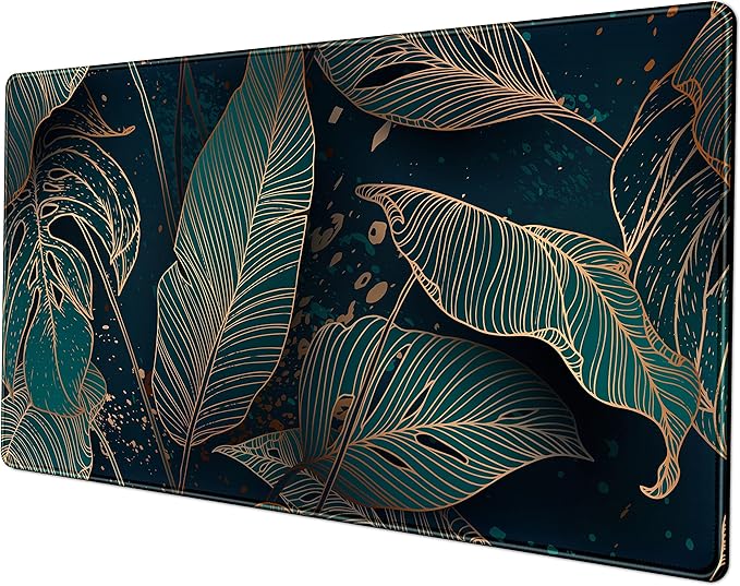 Desk Pad, Non-Slip Rubber Base Mousepad by LuckyCow