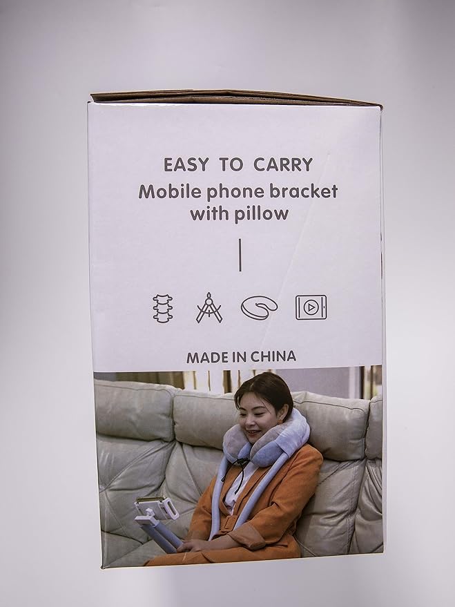 MoKo Neck Phone Holder, 360 Rotatable Gooseneck Pillow Stand, Fits 4"-11" - Image 12